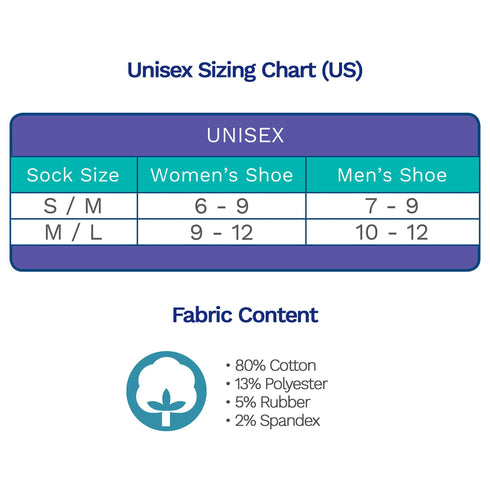 Diabetic Socks - Grey Stars